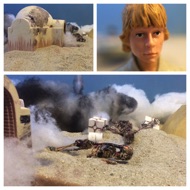 Suddenly, he spots something in the smoldering remains of his home. #starwars #anhwt #starwarstoycrew #jbscrew #blackdeathcrew #starwarstoypix #starwarstoyfigs #toyshelf
